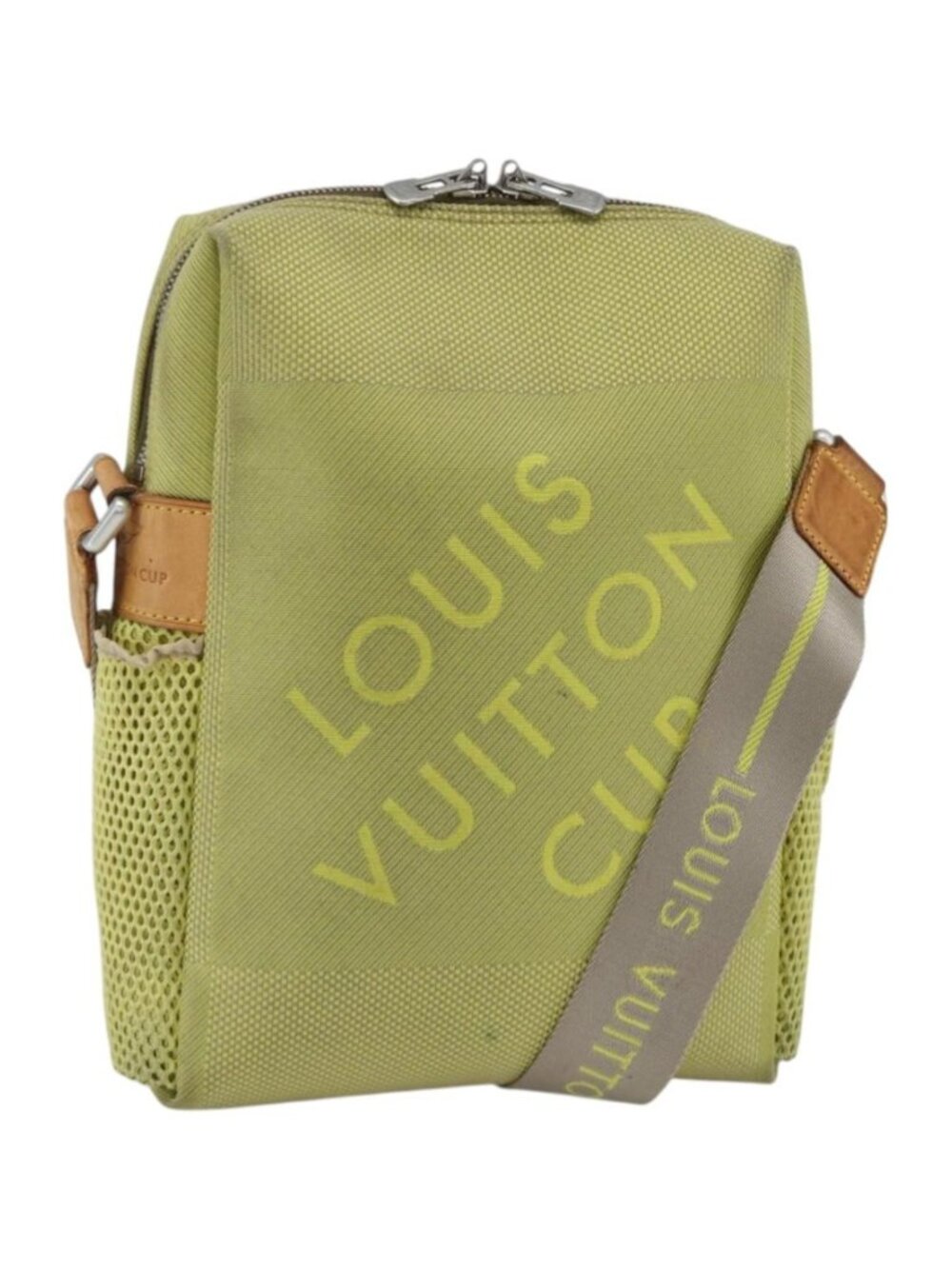 LOUIS VUITTON Damier Geant LV Cup Weatherly Bag Yellow M80636